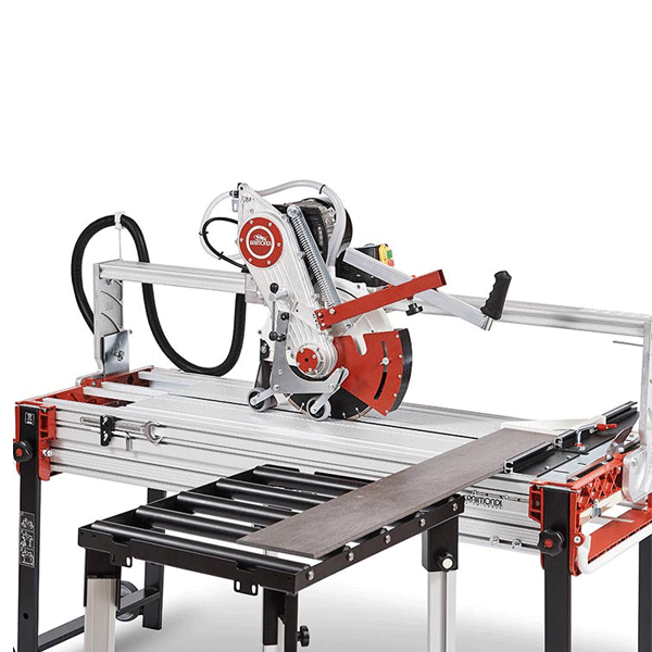 Scie sur table électrique à eau pour carrelage grand format - ZOÉ 150 - longueur de coupe 150 cm - disque diamant Ø350 mm