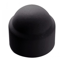 Cache écrou hexagonal - Diamètre M10 - Polyéthylène - Coloris noir - Boîte de 100