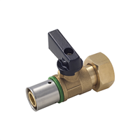 Raccord PER Mini-vanne sortie de collecteur 12 - écrou tournant 1/2F