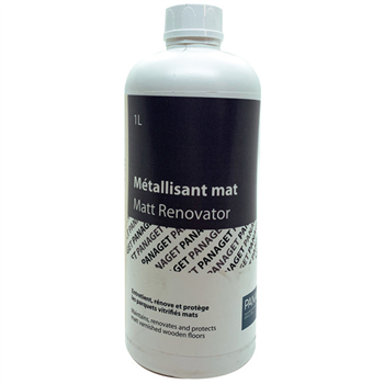 Métallisant rénovateur de parquet verni mat Panaget - bidon de 1 litre