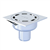 SIPHON ACO SHOWERDRAIN EKO 100x100MM INOX 304 COUV SLOT INOX 304 BRILLANT SORTIE