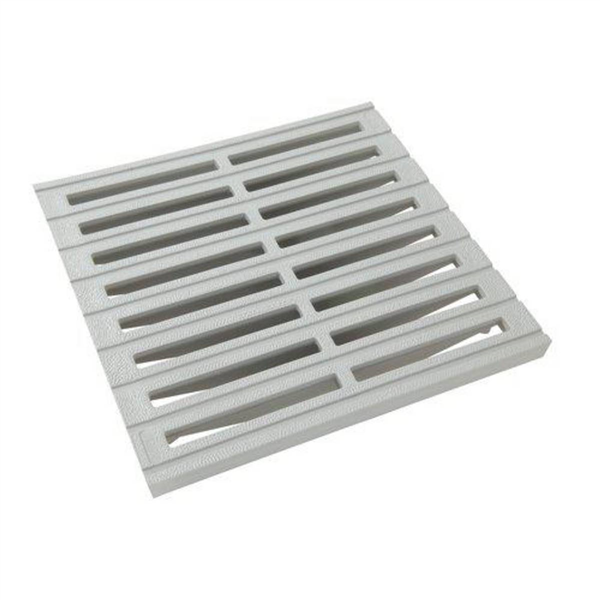 Grille pour collecte des eaux de ruissellement - Nicoll - Gris clair - 250 x 250 mm