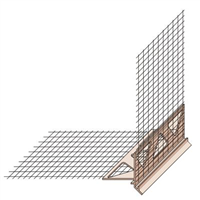 Profilé de rejet d'eau en PVC pré-entoilé