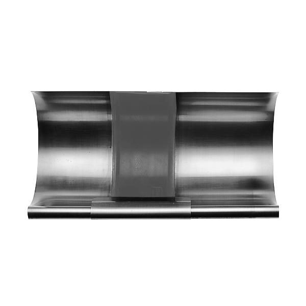 Élément de dilatation avec baguette en zinc naturel Rheinzink pour gouttière demi-ronde - développé 250 MM