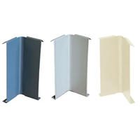 Angle rentrant clipsable pour profilé de finition terrasse Jouplast - Haut. 70,00 mm - Gris aluminium