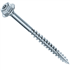 Vis bois Rocket Tirefond tête hexagonale Torx acier zingué filetage partiel 10x240 mm - boîte de 30