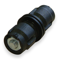 Connecteur 180° pour tube rond - diamètre 20 mm - lot de 4