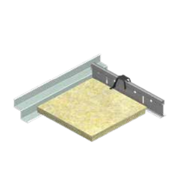 Cavalier araignée anti-soulèvement Eurocoustic CA121 pour dalle plafond de 5 à 25 mm - boîte de 500