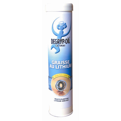 Graisse universelle au lithium Degryp'oil multi-usage cartouche de 400 g