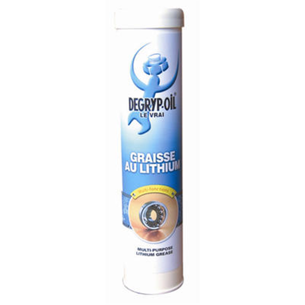 Graisse universelle au lithium Degryp'oil multi-usage cartouche de 400 g