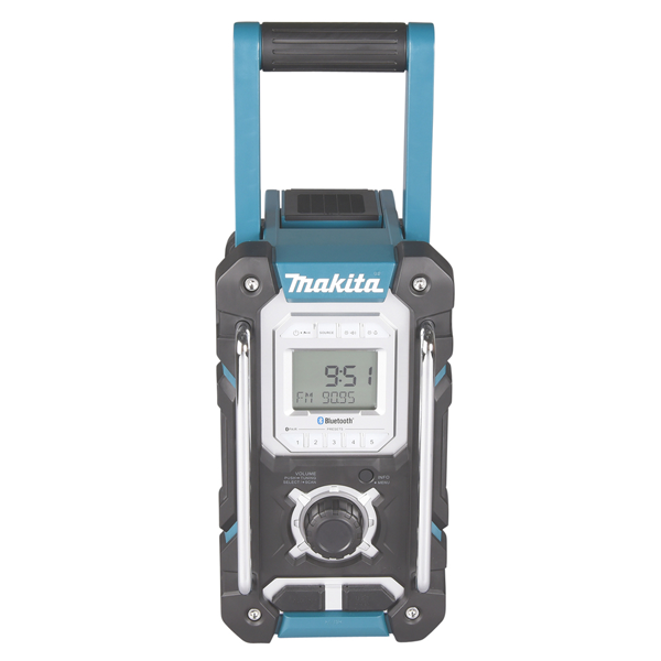 Radio de chantier LXT DMR108N Makita 10,8 -18 V Li-Ion 230V avec Bluetooth et chargeur USB / Ipod - sans batterie