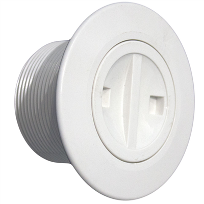 Prise balai pour piscine béton Astralpool - ABS blanc - filetage bouchon de 1 1/2" - 6 bar max