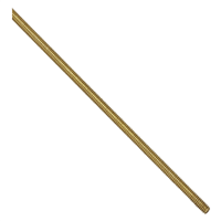 Tige filetée en laiton longueur 1 mètre diamètre 10 mm