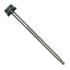 Vis bac acier Gris anthracite RAL7016 - Zacrovis Bois TH12 - 6,3 MM x 75,0 MM - Boîte de 25