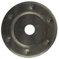 Rondelle de répartition d'isolant Etanco pour cheville Métal-Iso - alu zinc - diamètre 80 mm - lot de 250