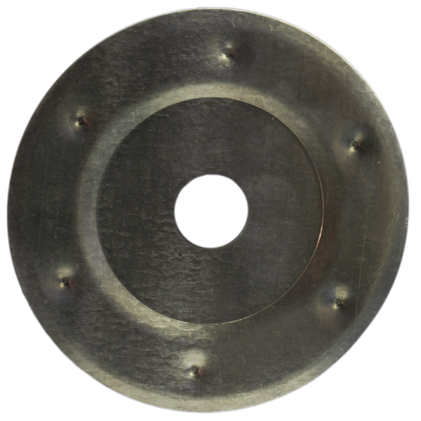 Rondelle de répartition d'isolant Etanco pour cheville Métal-Iso - alu zinc - diamètre 80 mm - lot de 250