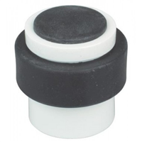 Butée de porte au sol Vachette 3737C nylon Arcolor blanc avec amortisseur