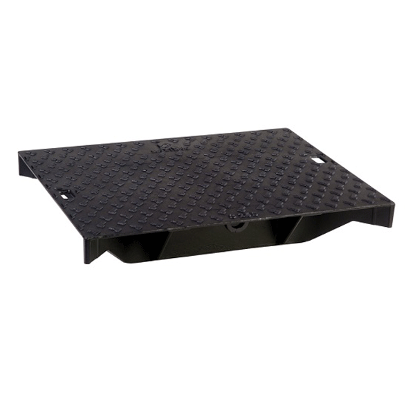 Tampon fonte C125 pour chambre télécom type L1T-L2T-12L4T-L3T-L4T sous trottoirs ou parkings - 633,0 mm x 495,0 mm