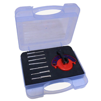 Coffret de 7 forets diamantés Ø 4, 5, 6, 7, 8, 10 et 12 mm avec guide perçage - SG-1000 Diam Industries