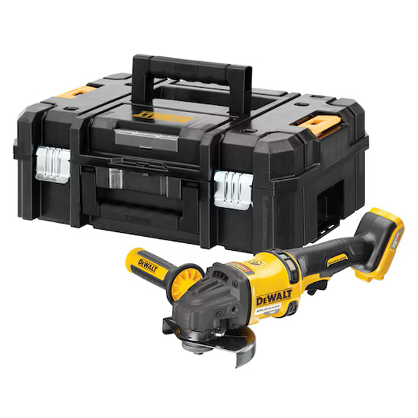 Meuleuse d'angle sans fil Dewalt DCG418NT-XJ 54V XR Flexvolt 125 mm - en coffret sans batterie ni chargeur