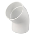 COUDE MF 45' D.125 BLANC