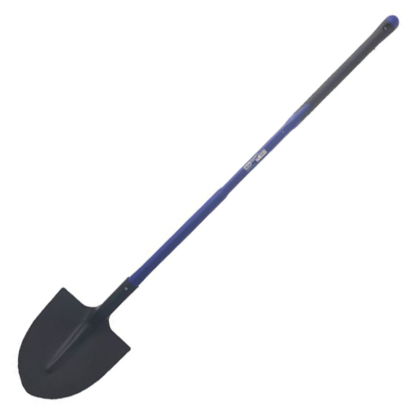 Pelle ronde Obra manche tri-matière longueur 105 cm largeur tête 27 cm