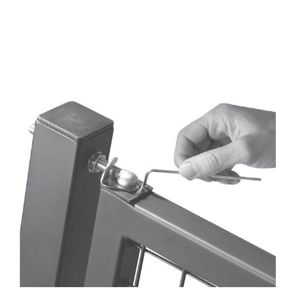 Charnière à ressort pour portillon 40 x 40 mm vendu à la paire