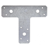 Ferrure de renforcement en T 38x125x150 mm épaisseur 2 mm