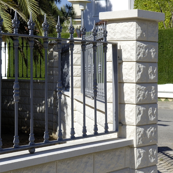 Chaperon de mur plat en béton - Noir anthracite - 50,0 CM x 30,0 CM x 4,00 CM