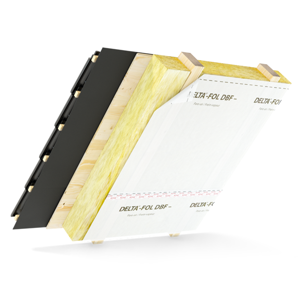 Pare-vapeur translucide armé pour étanchéité air et vapeur - Delta FOL DBF - 1,50 M x 50 M