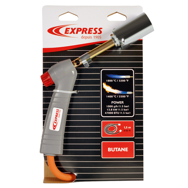 Chalumeau à gaz butane polyvalent 5300 Guilbert Express  - puissance 13 kW - température 1400° à 1850°C