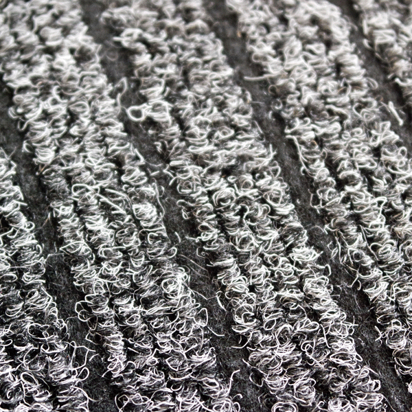 Tapis d'entrée intérieur/extérieur absorbant et grattant PMR trafic intense - Vercors - Caoutchouc/polypropylène/polyester - 60,00 cm x 80,0 cm - ép. 6,5 mm