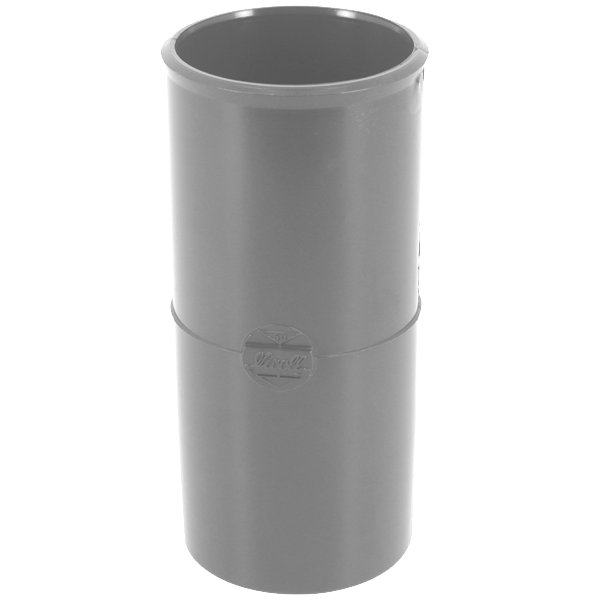 Manchon femelle-femelle Nicoll JJGT pour tube de descente de gouttière de 50 mm - Techtan Gris