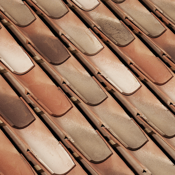 Tuile canal de courant en terre cuite - Posifix Médoc Monier - Silvacane xahara