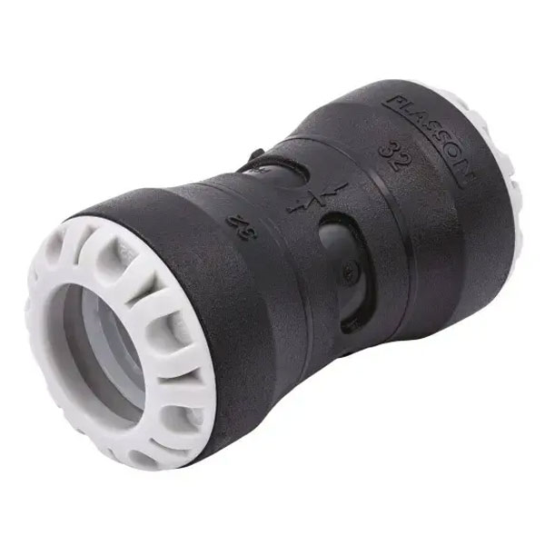 Manchon encliquetable Série 1 pour canalisations PEHD pression PN16 - Plasson - ⌀20 mm