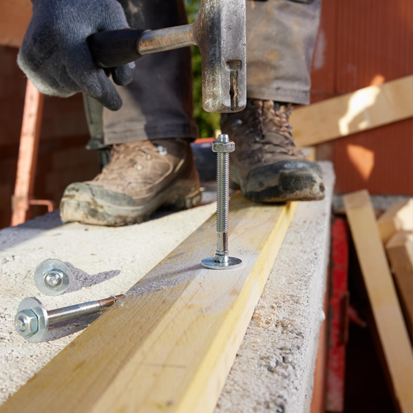 Goujon d'ancrage Spit Fix Z Xtrem à rondelle large pour béton fissuré ou non - M12 x 220/90 mm - boîte de 20