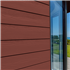 Lame de bardage en fibres-ciment Cedral Click finition relief - 186 MM x 12,00 MM - L. 3,60 M - Rouge suédois C61