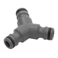 Raccord automatique de dérivation en Y pour 3 tuyaux arrosage - Plastique résistant - Gardena