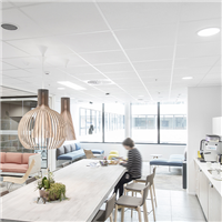 Dalle de plafond acoustique CleanSpace Essential Rockfon - Bords A (droits) - 600,0 MM x 600 MM - ép. 12,00 MM