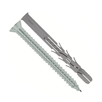 Cheville nylon avec vis tête fraisée - diamètre 9,8 MM longueur 100,0 MM - lot 10