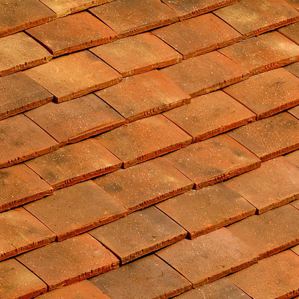 Tuile plate en terre cuite spéciale rénovation - Restauration 16x27 Aubois Edilians -