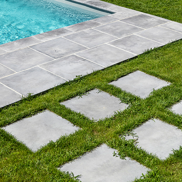 Dalle terrasse béton - Calypso - 60,0 CM x 60,0 CM - ép.30,00 MM - teinte Gris minéral nuancé