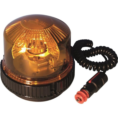 Gyrophare sodiflash halogène 12/24V 23W magnétique avec ventouse et câble 3.5 m