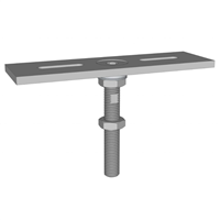 Connecteur réglable 3 directions Wood Basic-3D pour structure horizontale sur vis de fondation Weasyfix