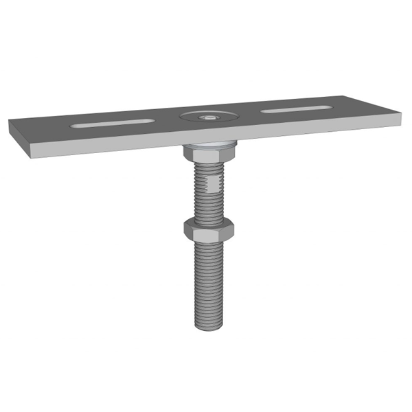 Connecteur réglable 3 directions Wood Basic-3D pour structure horizontale sur vis de fondation Weasyfix