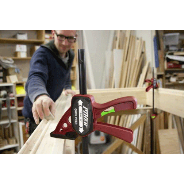 Serre-joint modèle rapide Quick - PIHER - Tige 8 x 3 mm Saillie 8 cm - longueur 45 cm