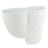 Jambonneau Nicoll JAM95B pour tube de descente de gouttière ovoïde - Techtan - 90 x 56 mm - blanc