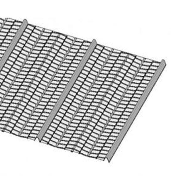 Lattis métallique nervuré Nerplac - sans papier - 2.50 x 0.60 m - épaisseur 0.32 mm