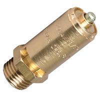Soupape de sécurité en laiton 1/4" 11 bars pour compresseur Lacmé