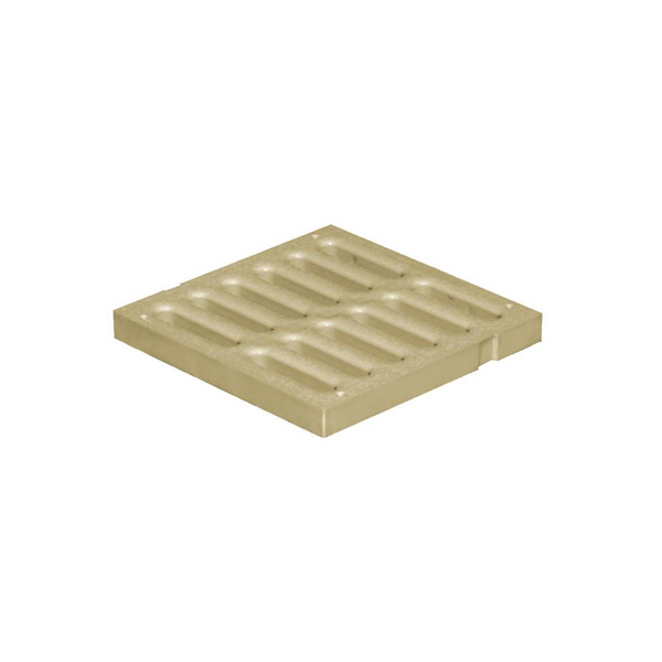GRILLE DE SOL SANS CADRE 400 X 400 SABLE